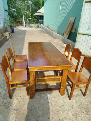 Bàn ghế ăn chân chữ HBàn ghế ăn chân chữ H 1