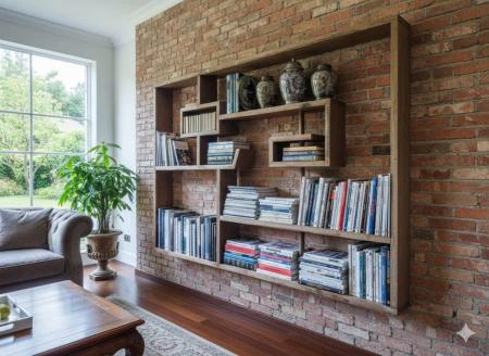 Kệ sách - Kệ decor gỗ Hương Việt